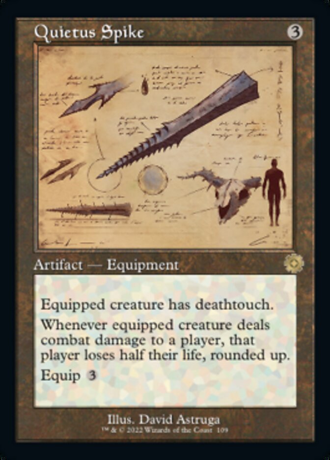 Quietus Spike (Retro Schematic) [The Brothers' War Retro Artifacts] | Good Games Cannington