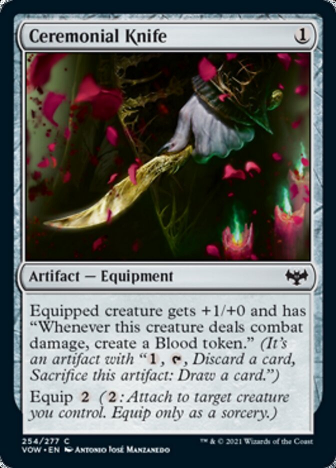 Ceremonial Knife [Innistrad: Crimson Vow] | Good Games Cannington