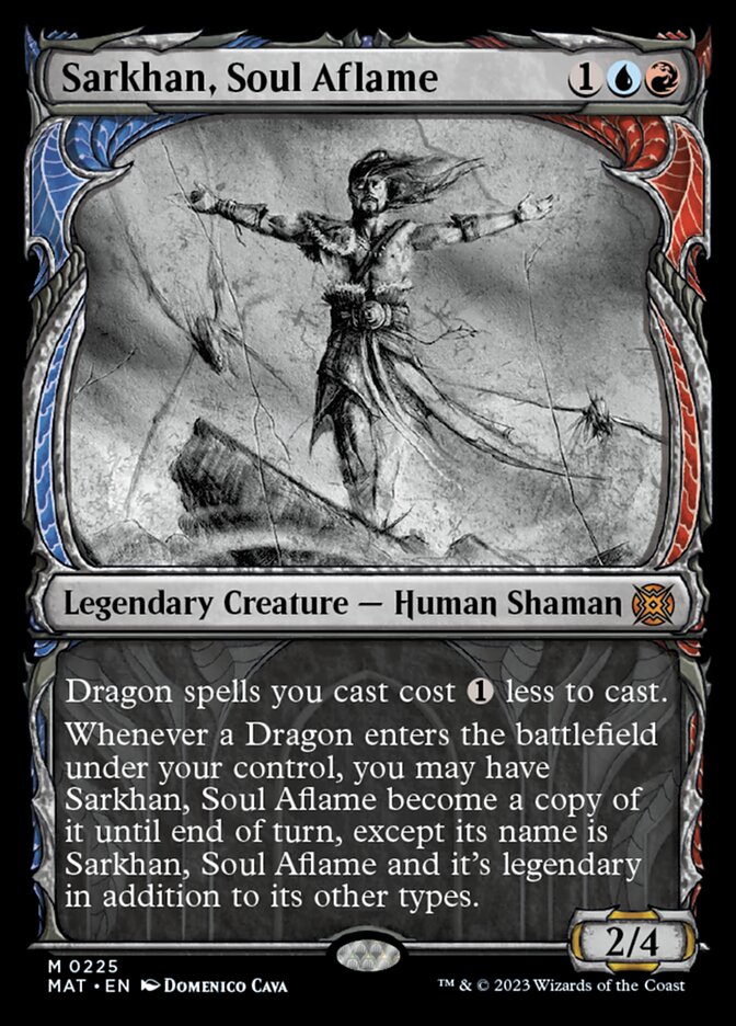 Sarkhan, Soul Aflame (Showcase Halo Foil) [March of the Machine: The Aftermath] | Good Games Cannington