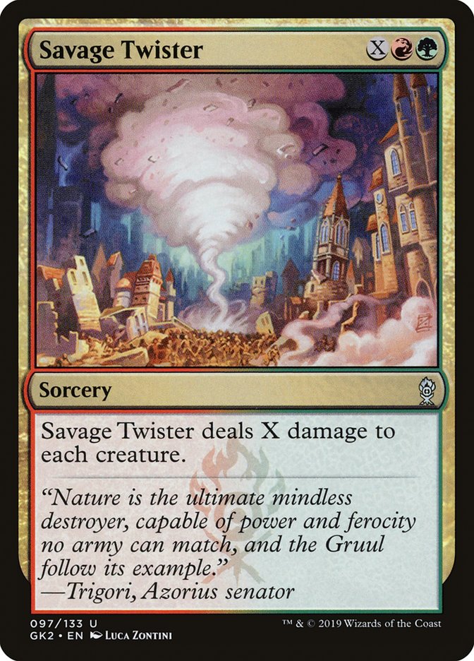 Savage Twister [Ravnica Allegiance Guild Kit] | Good Games Cannington