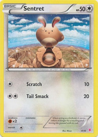 Sentret (4/30) [XY: Trainer Kit 1 - Wigglytuff] | Good Games Cannington