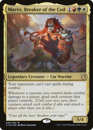 Marisi, Breaker of the Coil [Commander 2019] | Good Games Cannington
