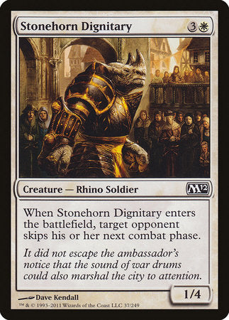 Stonehorn Dignitary [Magic 2012] | Good Games Cannington