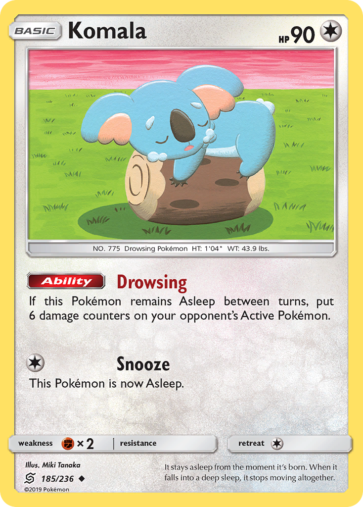 Komala (185/236) [Sun & Moon: Unified Minds] | Good Games Cannington