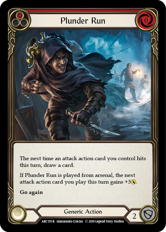 Plunder Run (Red) [ARC170-R] 1st Edition Normal | Good Games Cannington