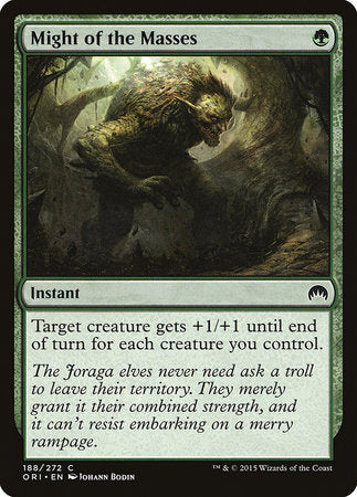 Might of the Masses [Magic Origins] | Good Games Cannington
