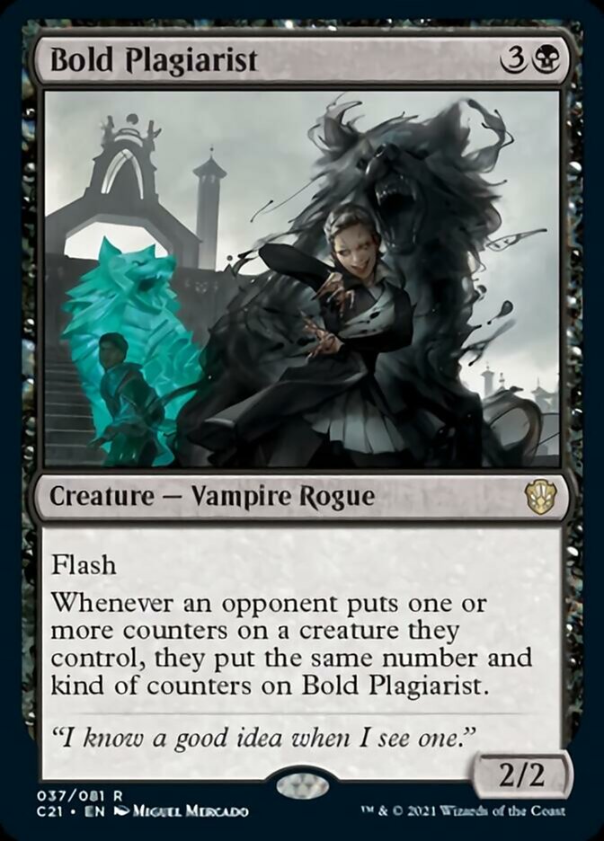 Bold Plagiarist [Commander 2021] | Good Games Cannington