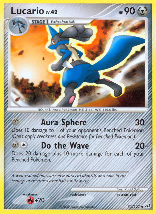 Lucario (53/127) [Platinum: Base Set] | Good Games Cannington