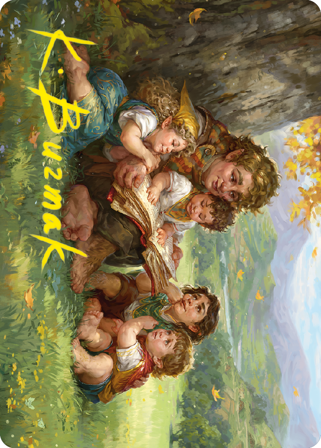 Samwise Gamgee Art Card (19/81) (Gold-Stamped Signature) [The Lord of the Rings: Tales of Middle-earth Art Series] | Good Games Cannington