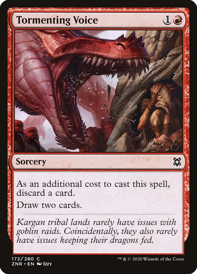 Tormenting Voice [Zendikar Rising] | Good Games Cannington
