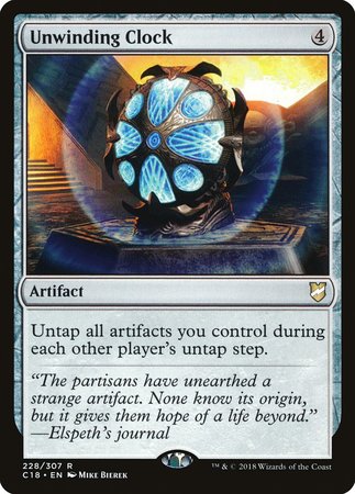 Unwinding Clock [Commander 2018] | Good Games Cannington