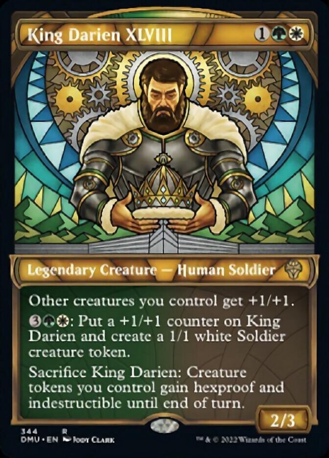 King Darien XLVIII (Showcase Textured) [Dominaria United] | Good Games Cannington