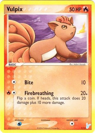 Vulpix (7/12) [EX: Trainer Kit 2 - Minun] | Good Games Cannington