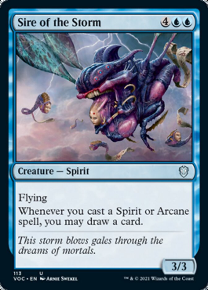 Sire of the Storm [Innistrad: Crimson Vow Commander] | Good Games Cannington