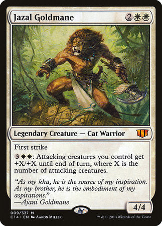 Jazal Goldmane [Commander 2014] | Good Games Cannington