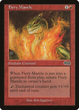Fiery Mantle [Urza's Saga] | Good Games Cannington