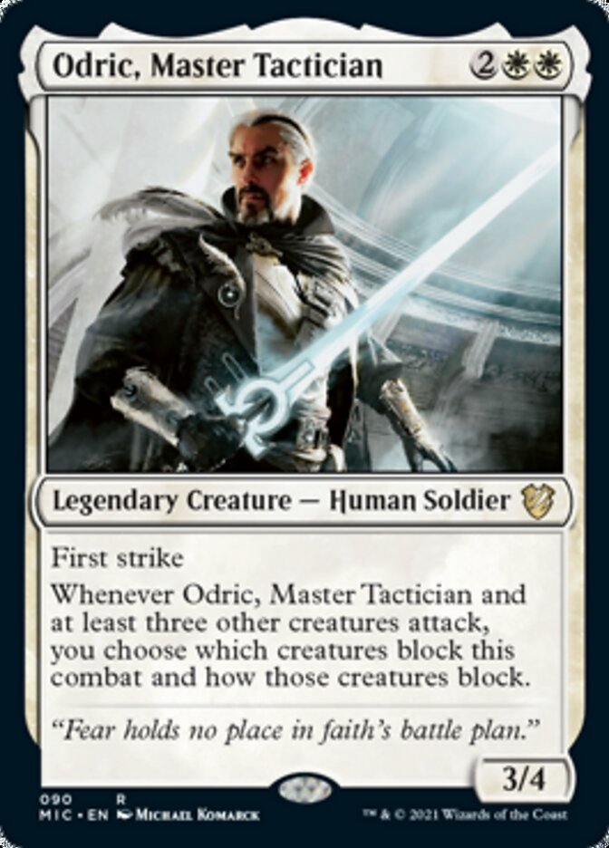 Odric, Master Tactician [Innistrad: Midnight Hunt Commander] | Good Games Cannington