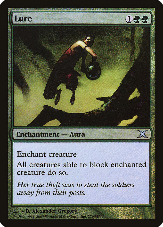 Lure (Premium Foil) [Tenth Edition] | Good Games Cannington