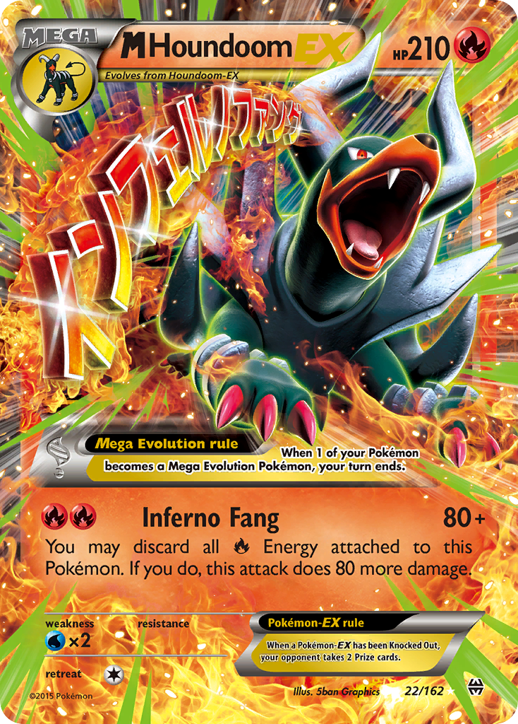M Houndoom EX (22/162) [XY: BREAKthrough] | Good Games Cannington