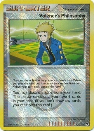 Volkner's Philosophy (98/111) (Player Reward) [Platinum: Rising Rivals] | Good Games Cannington