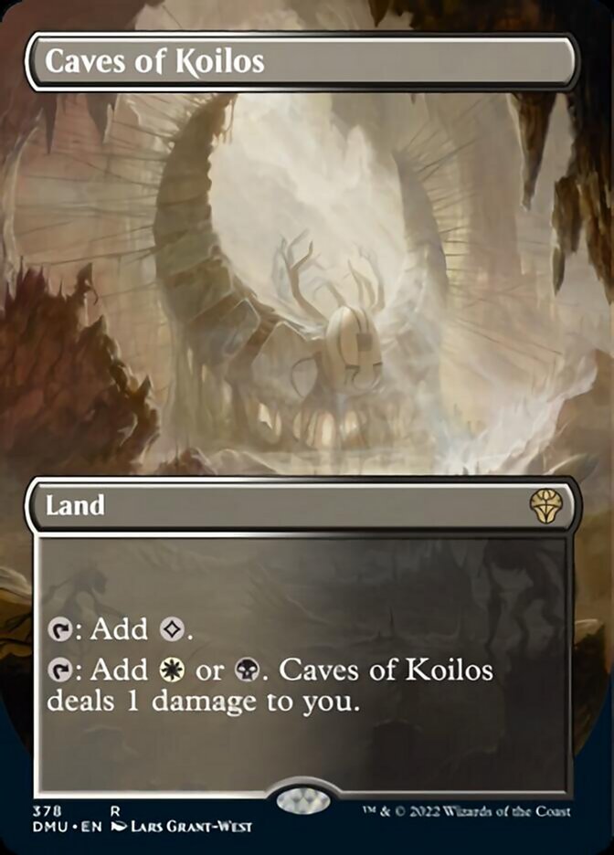 Caves of Koilos (Borderless Alternate Art) [Dominaria United] | Good Games Cannington