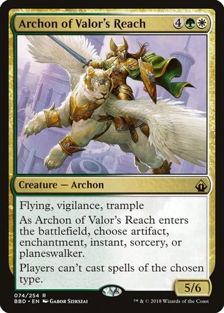 Archon of Valor's Reach [Battlebond] | Good Games Cannington