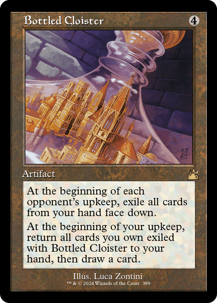 Bottled Cloister (Retro Frame) [Ravnica Remastered] | Good Games Cannington