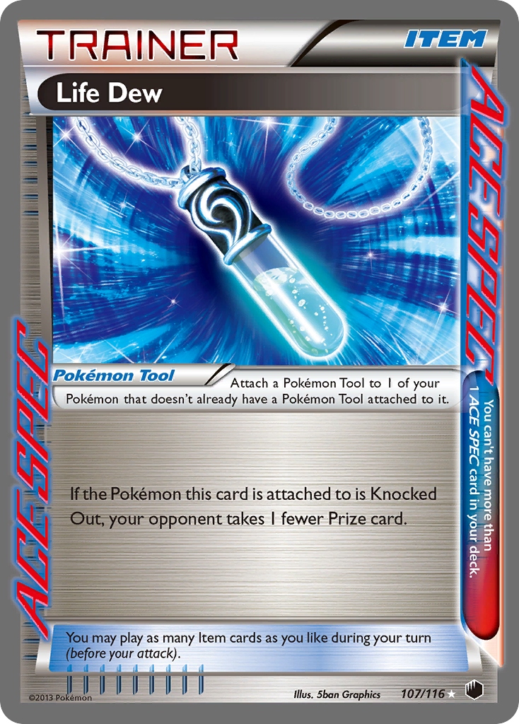 Life Dew (107/116) [Black & White: Plasma Freeze] | Good Games Cannington
