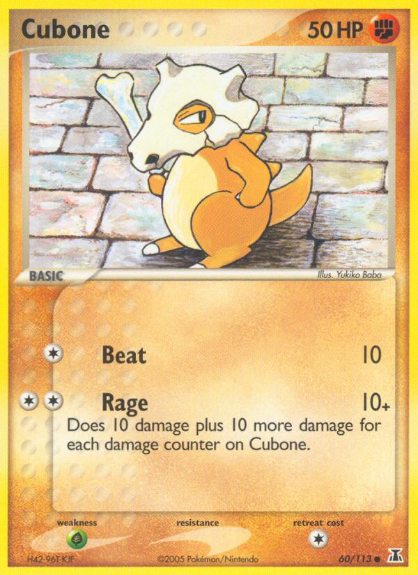 Cubone (60/113) [EX: Delta Species] | Good Games Cannington