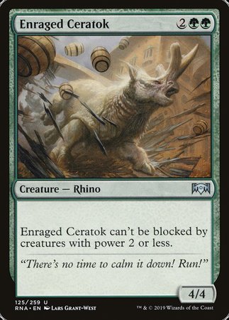 Enraged Ceratok [Ravnica Allegiance] | Good Games Cannington