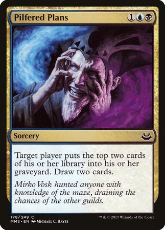 Pilfered Plans [Modern Masters 2017] | Good Games Cannington