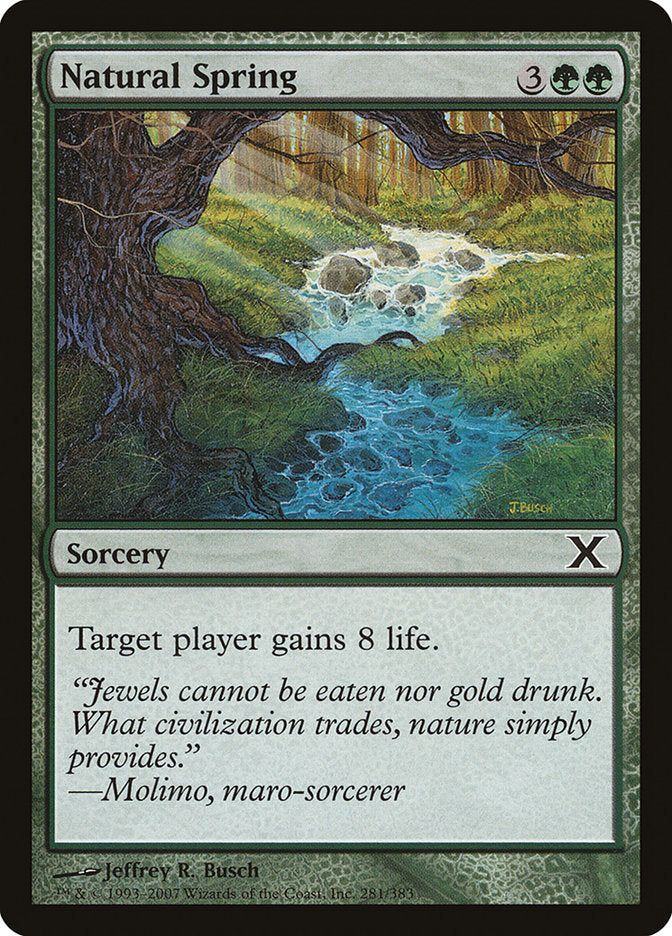 Natural Spring [Tenth Edition] | Good Games Cannington