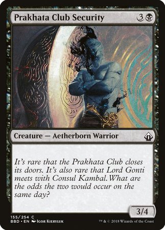 Prakhata Club Security [Battlebond] | Good Games Cannington