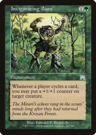Invigorating Boon [Onslaught] | Good Games Cannington