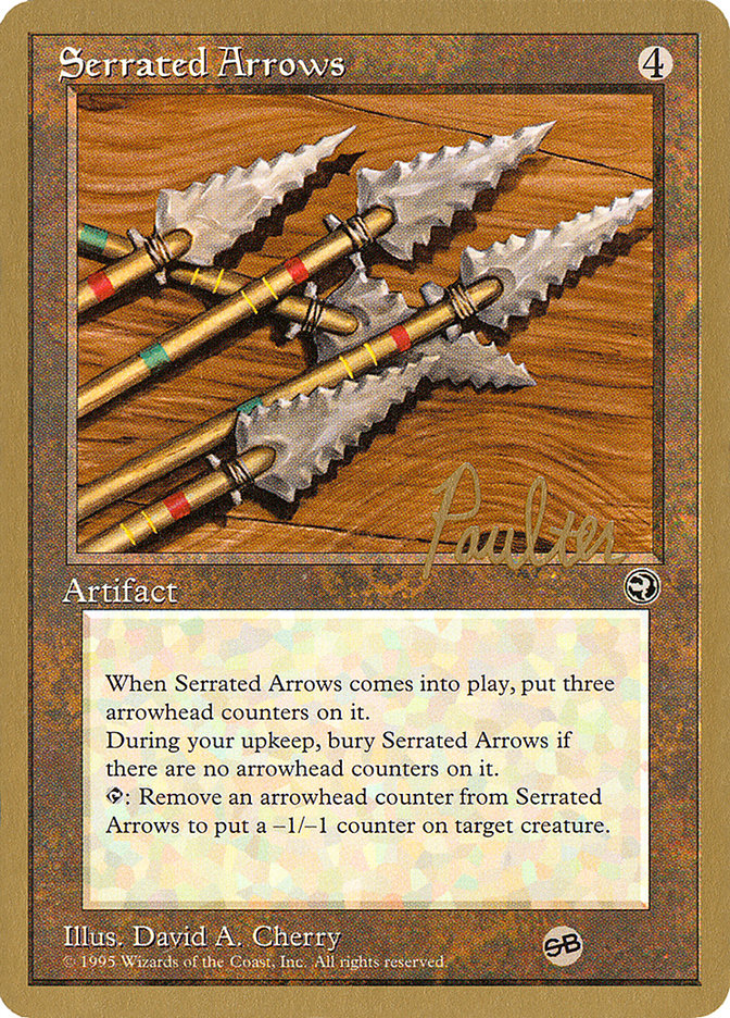 Serrated Arrows (Preston Poulter) (SB) [Pro Tour Collector Set] | Good Games Cannington