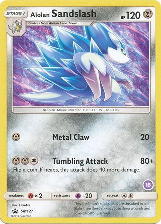 Alolan Sandslash (SM127) (Deck Exclusive #16) [Sun & Moon: Trainer Kit - Alolan Sandslash] | Good Games Cannington