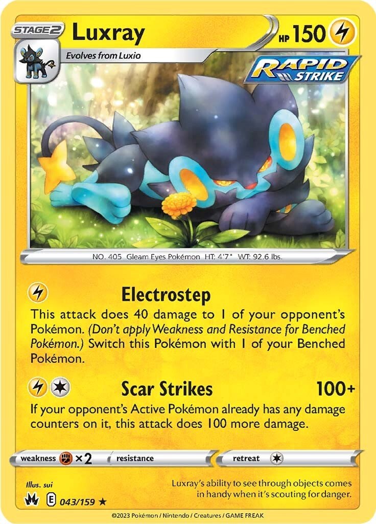 Luxray (043/159) (43) [Sword & Shield: Crown Zenith] | Good Games Cannington