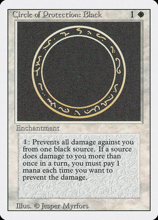 Circle of Protection: Black [Revised Edition] | Good Games Cannington