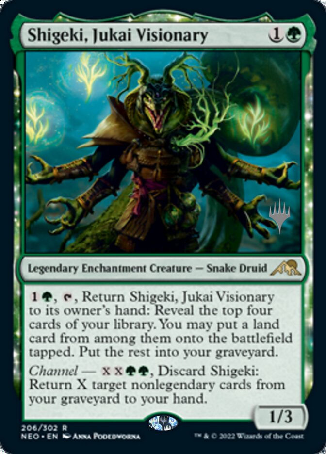Shigeki, Jukai Visionary (Promo Pack) [Kamigawa: Neon Dynasty Promos] | Good Games Cannington