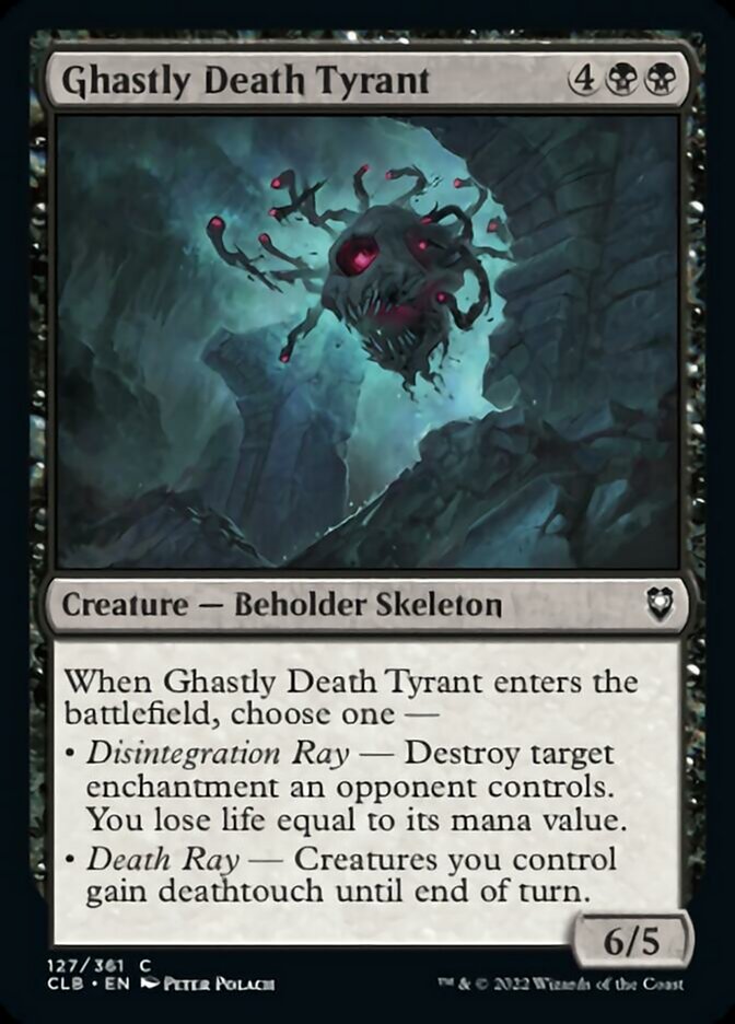 Ghastly Death Tyrant [Commander Legends: Battle for Baldur's Gate] | Good Games Cannington