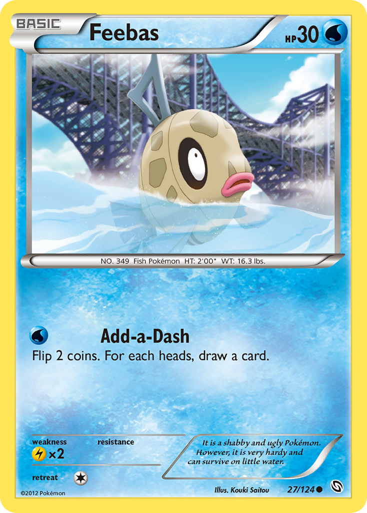 Feebas (27/124) [Black & White: Dragons Exalted] | Good Games Cannington