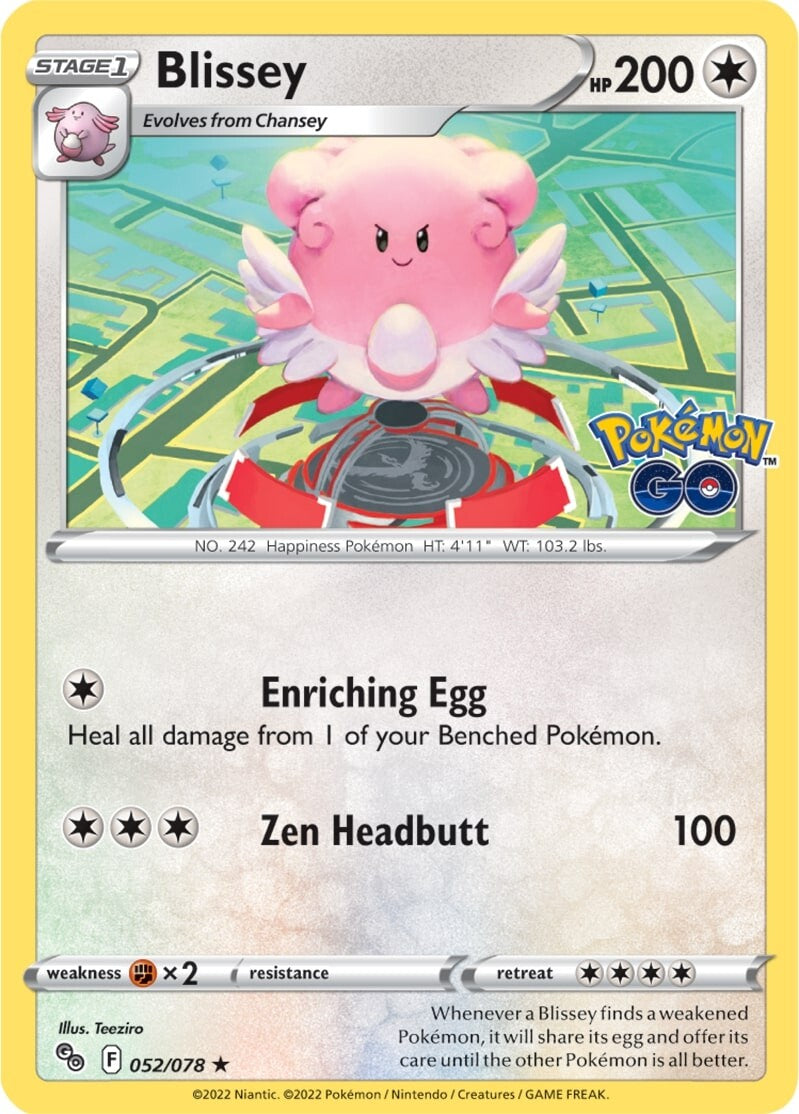Blissey (052/078) [Pokémon GO] | Good Games Cannington
