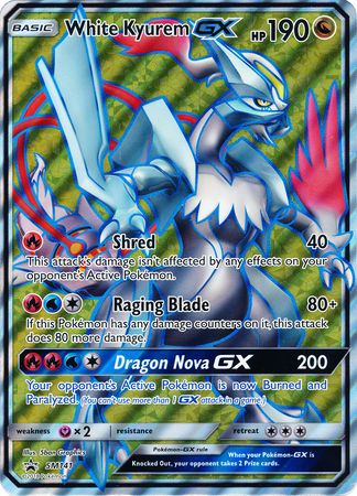 White Kyurem GX (SM141) (Jumbo Card) [Sun & Moon: Black Star Promos] | Good Games Cannington