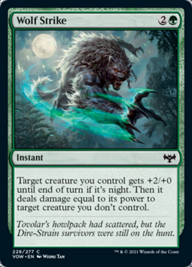Wolf Strike [Innistrad: Crimson Vow] | Good Games Cannington