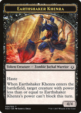 Earthshaker Khenra Token [Hour of Devastation Tokens] | Good Games Cannington
