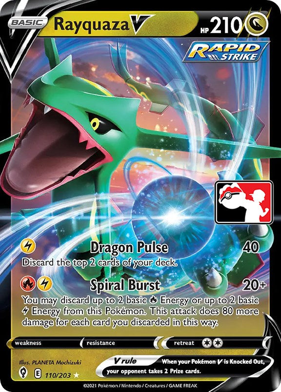 Rayquaza V (110/203) [Prize Pack Series One] | Good Games Cannington