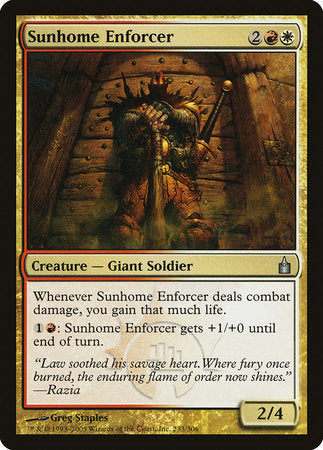Sunhome Enforcer [Ravnica: City of Guilds] | Good Games Cannington