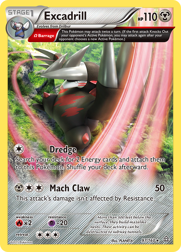 Excadrill (97/160) [XY: Primal Clash] | Good Games Cannington
