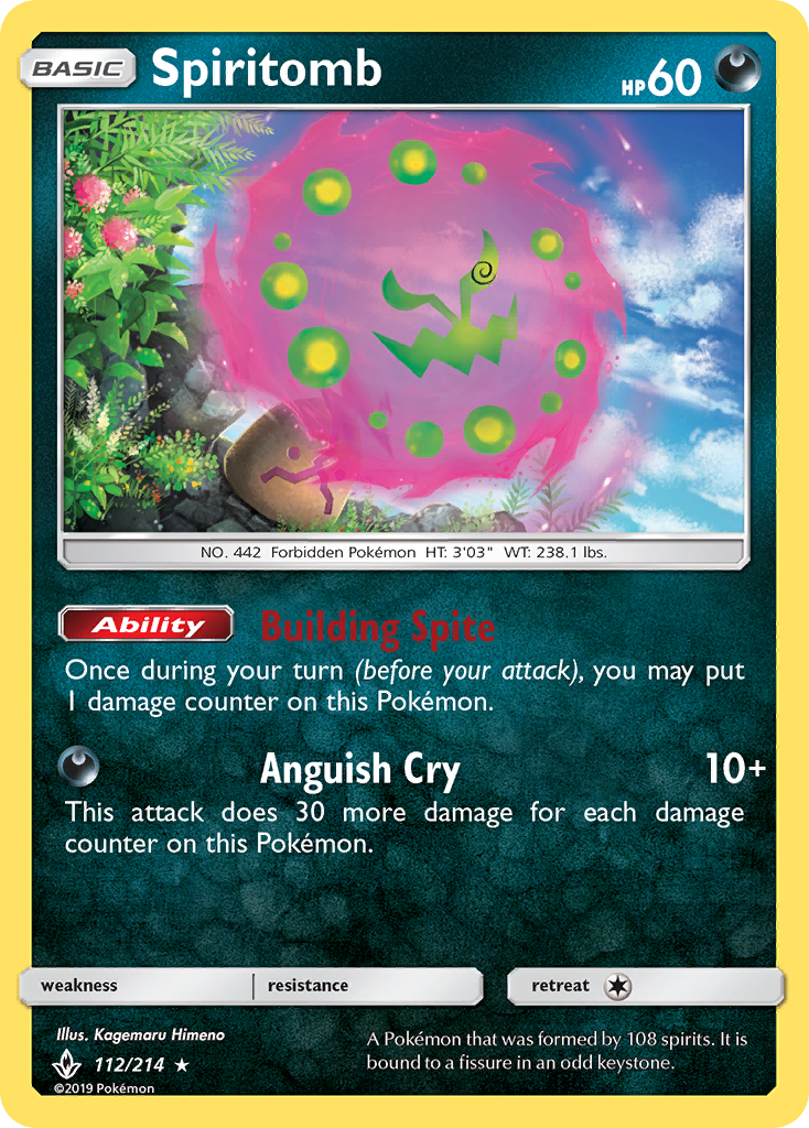 Spiritomb (112/214) [Sun & Moon: Unbroken Bonds] | Good Games Cannington