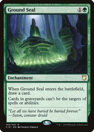 Ground Seal [Commander 2018] | Good Games Cannington